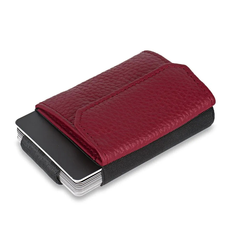 Jaimie Jacobs Nano Boy Pocket Wallet Rosso Milano Damen