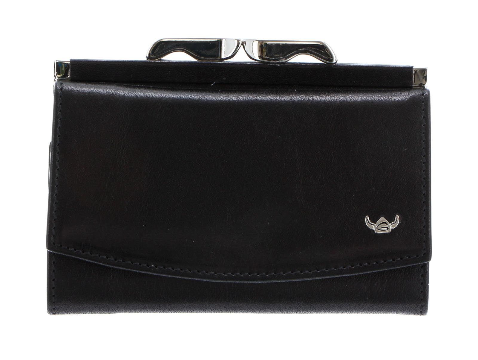 Golden Head Colorado Classic Bügelbörse 12 cm Schwarz Leder