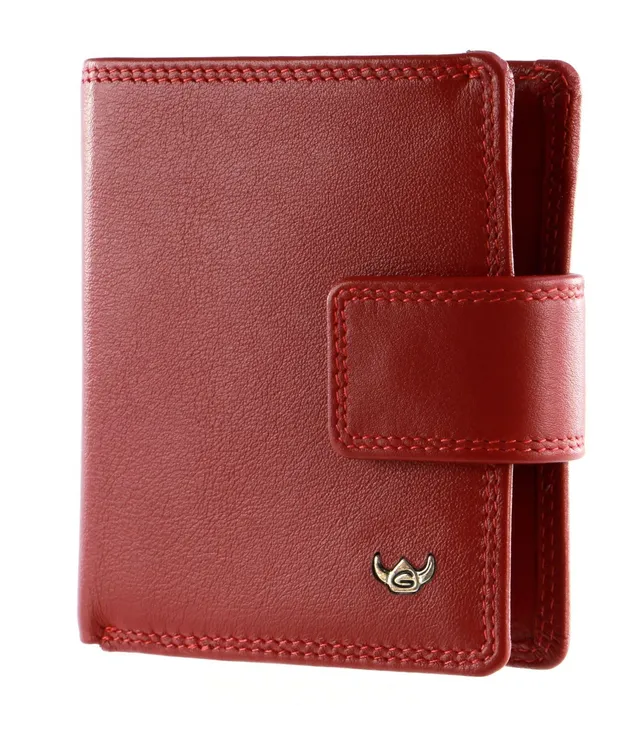 Golden Head Polo Schlüsseltasche rot Leder Riegel 9 cm