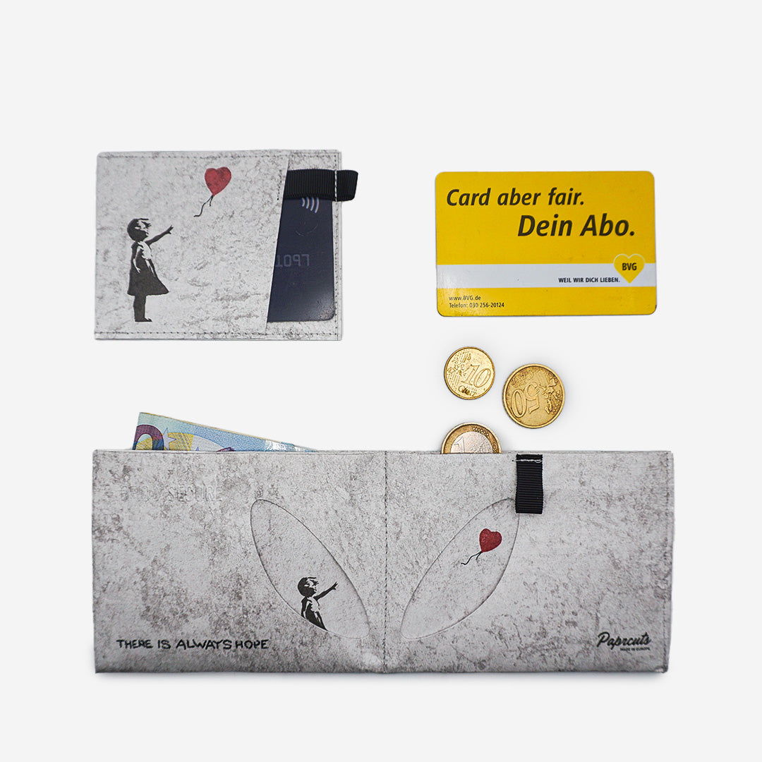 Paprcuts RFID PRO Wallet Balloon Girl Geldbeutel RFID vegan