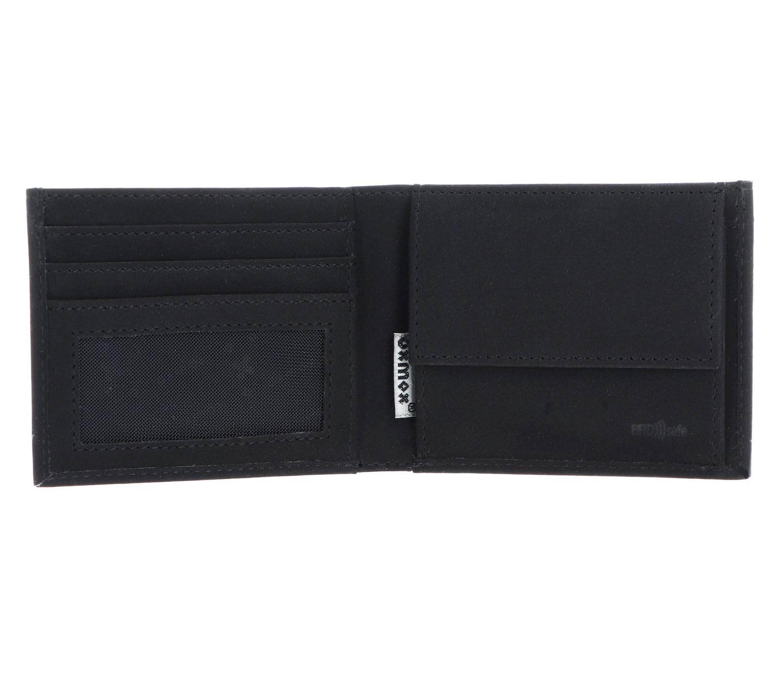 oxmox New Cryptan Pocketbörse Palm Geldbörse schwarz RFID