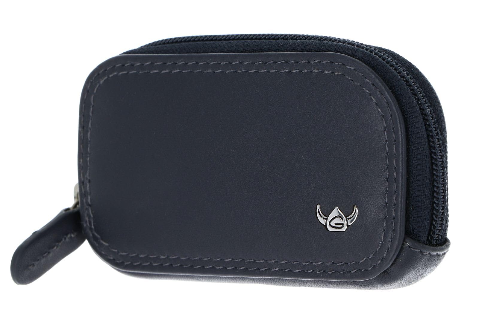 Golden Head Polo Zipped Key Case Schluesselmaeppchen Marineblau