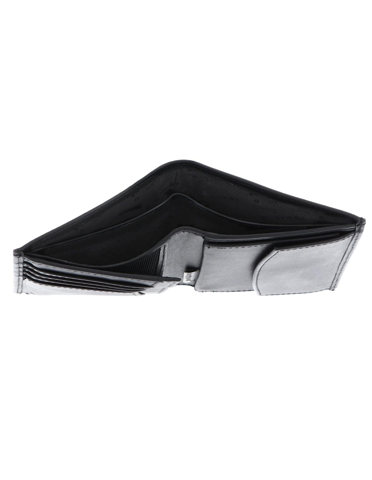 oxmox Leather Peace Kombibörse Schwarz RFID Hochformat