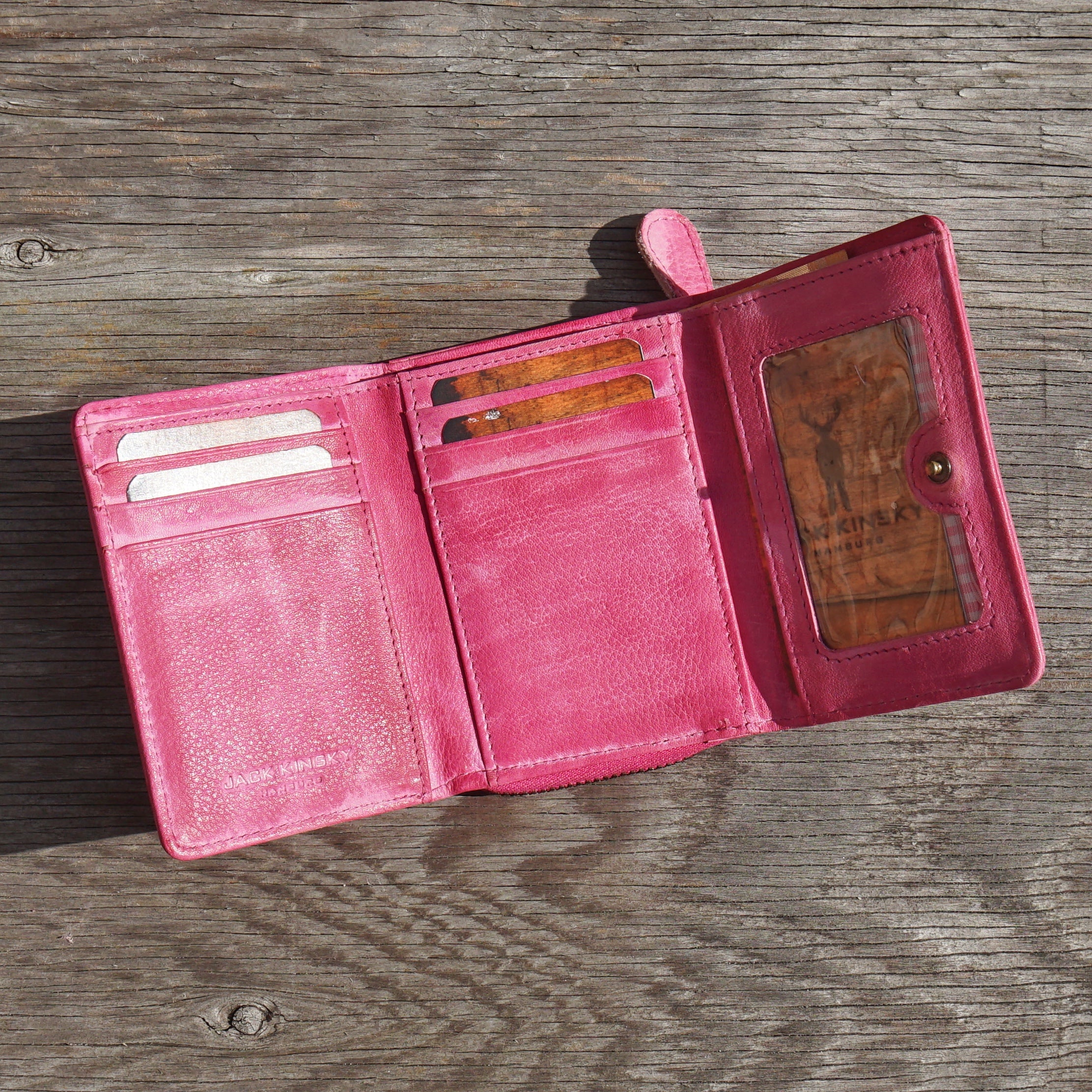 Jack Kinsky Nassau 510 Damenbörse Pink mit RFID