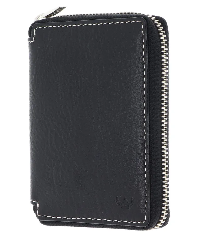 Golden Head Montana Reißverschluss-Börse 12 cm schwarz Herren