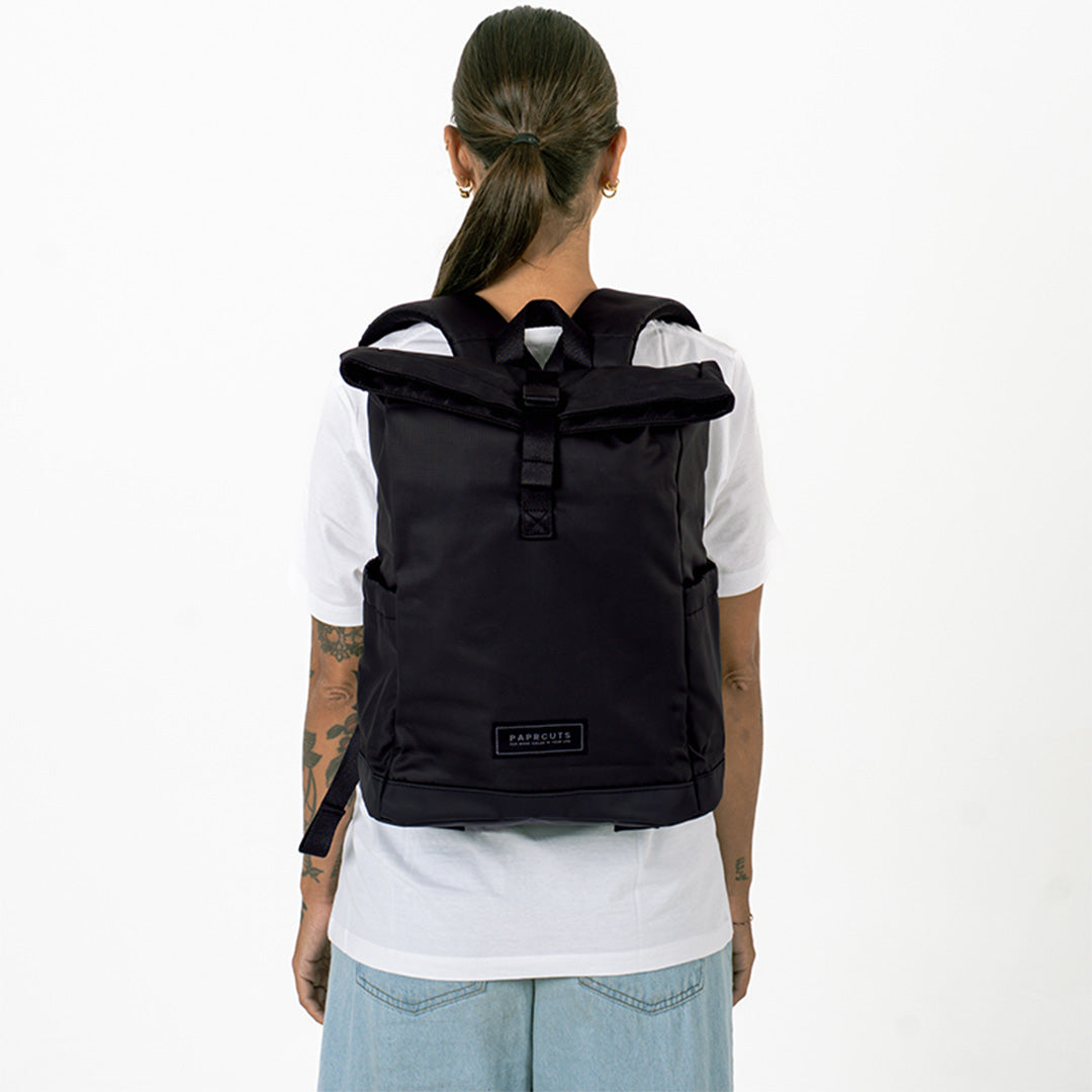 Paprcuts Berlin Rucksack Black Ripstop 14L Laptop