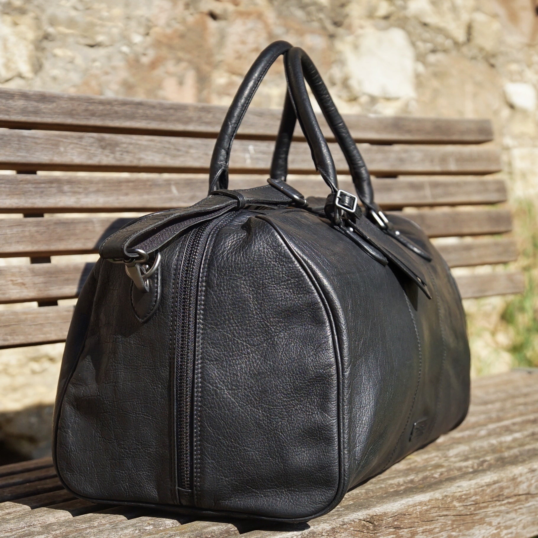 Jack Kinsky Porto 4 Reisetasche Cognac Hunter-Leder