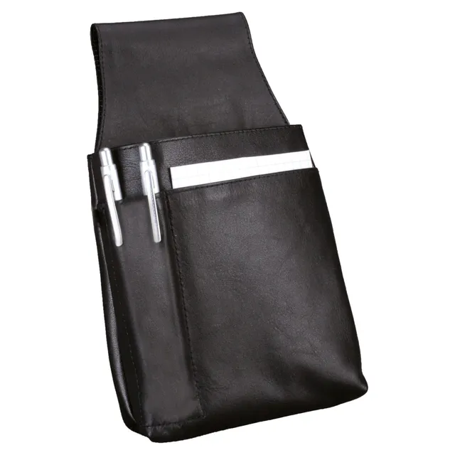Alumaxx Gürteltasche Kellnerbörse Nappaleder schwarz