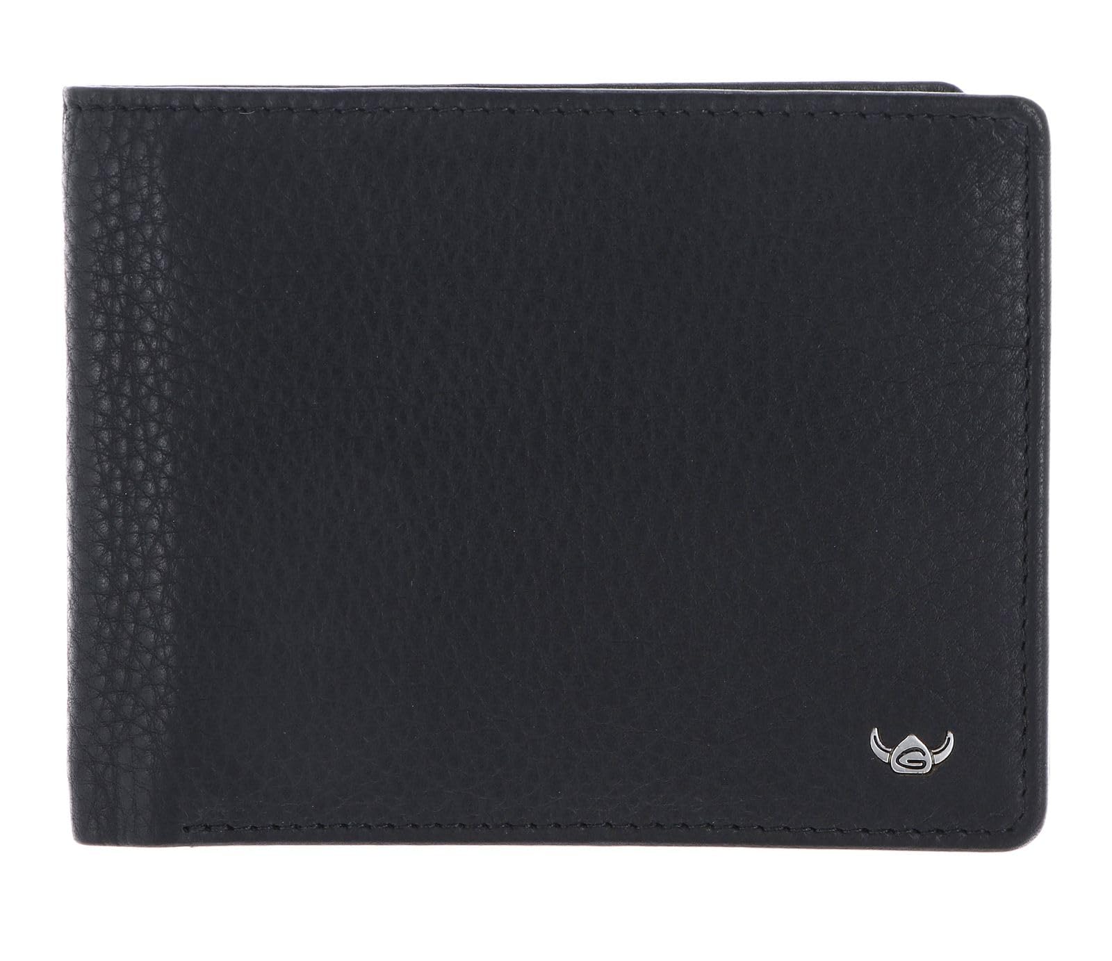 Golden Head Capri 1420 Geldbörse Schwarz RFID Münzfach