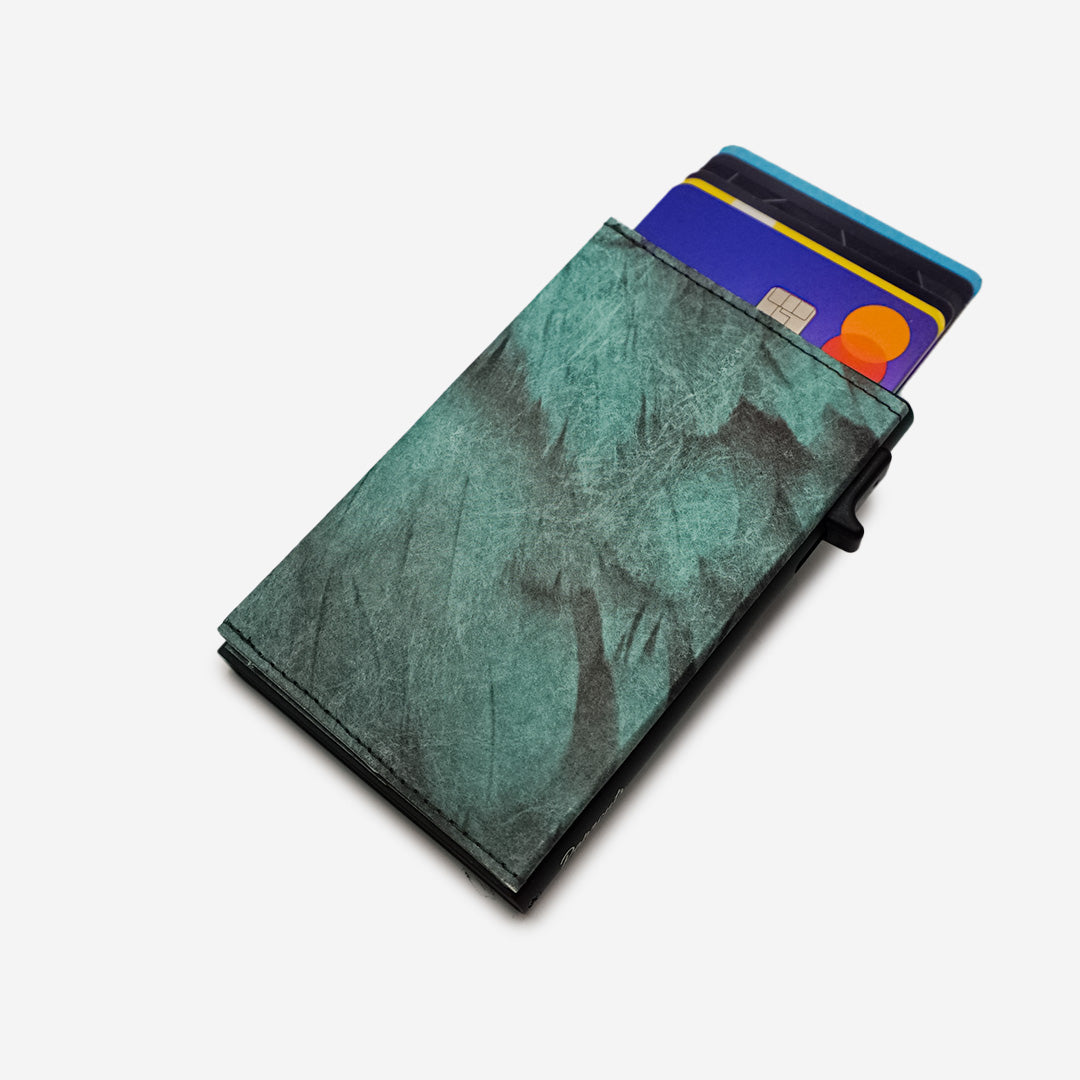 Paprcuts RFID Alu Kartenetui Ara Portemonnaie grün RFID-Schutz