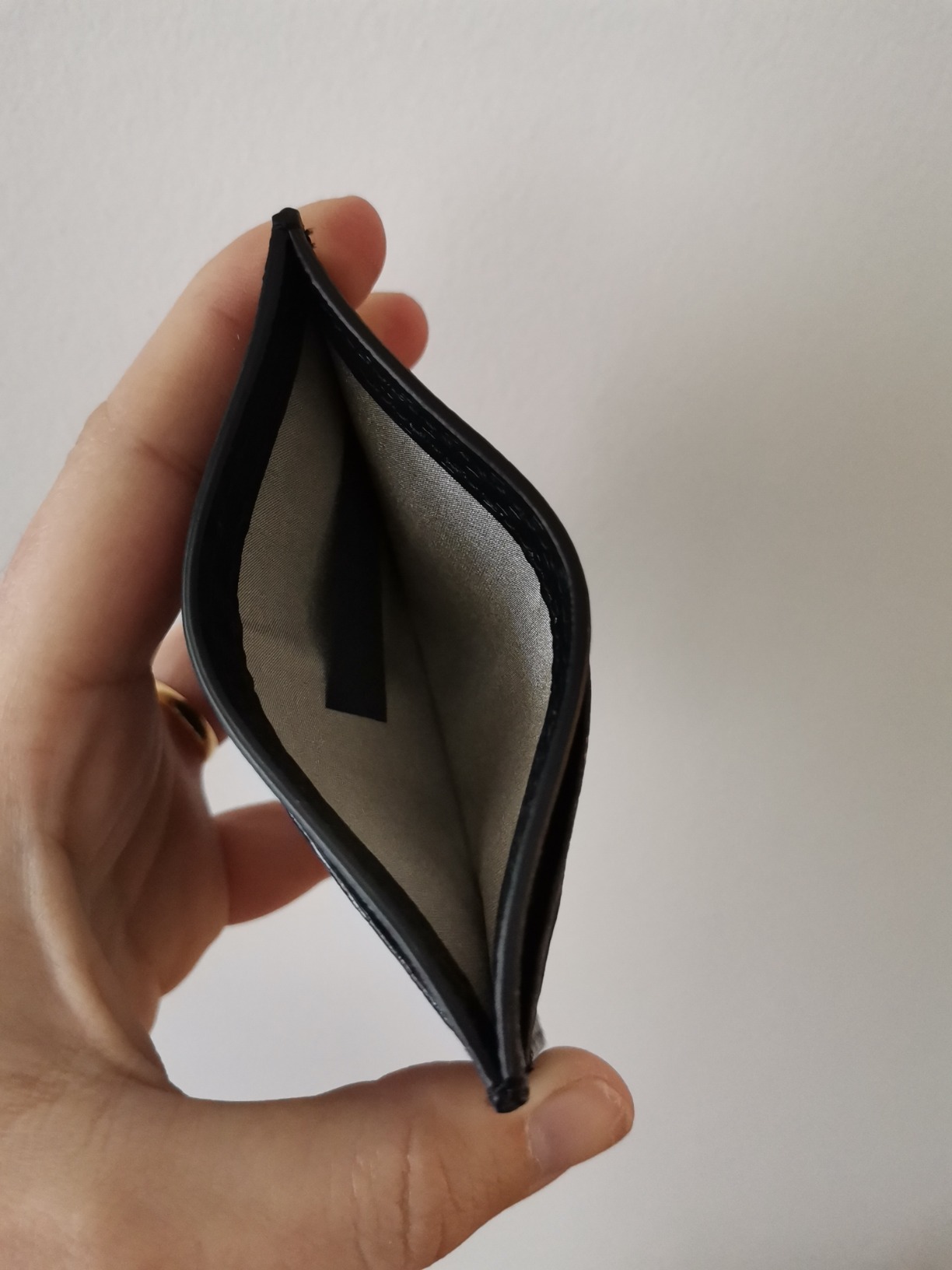 Tru Virtu Wallet Geldbörse Brown Nappa RFID ultradünn