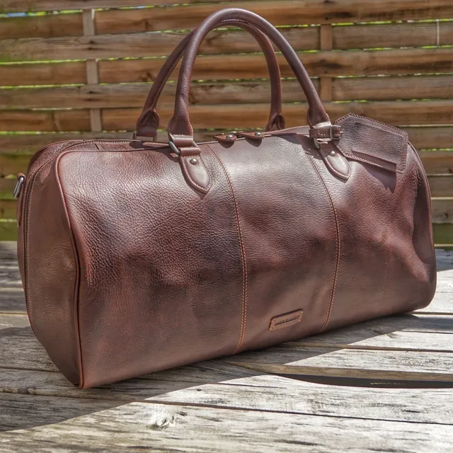 Jack Kinsky Porto 4 Reisetasche Cognac Hunter-Leder