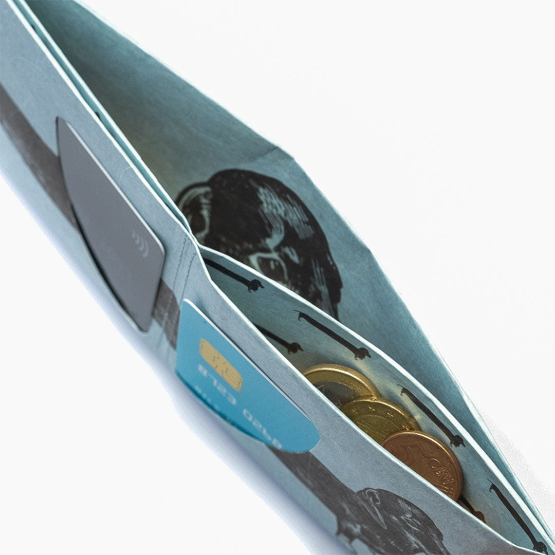Paprcuts RFID Wallet Sausage Dog Portemonnaie Blau Dackel RFID