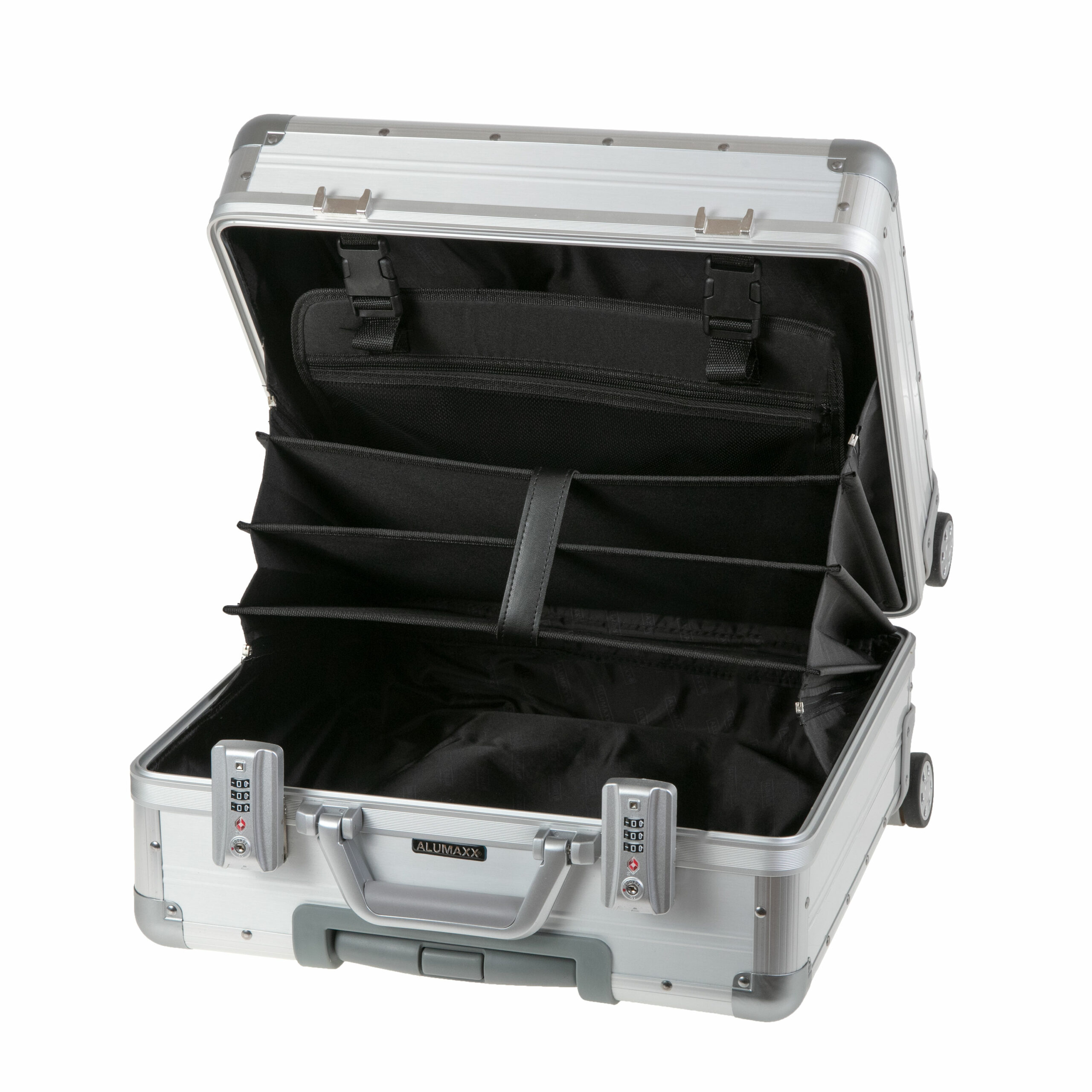 Alumaxx Gemini Business Trolley silber Aluminium TSA
