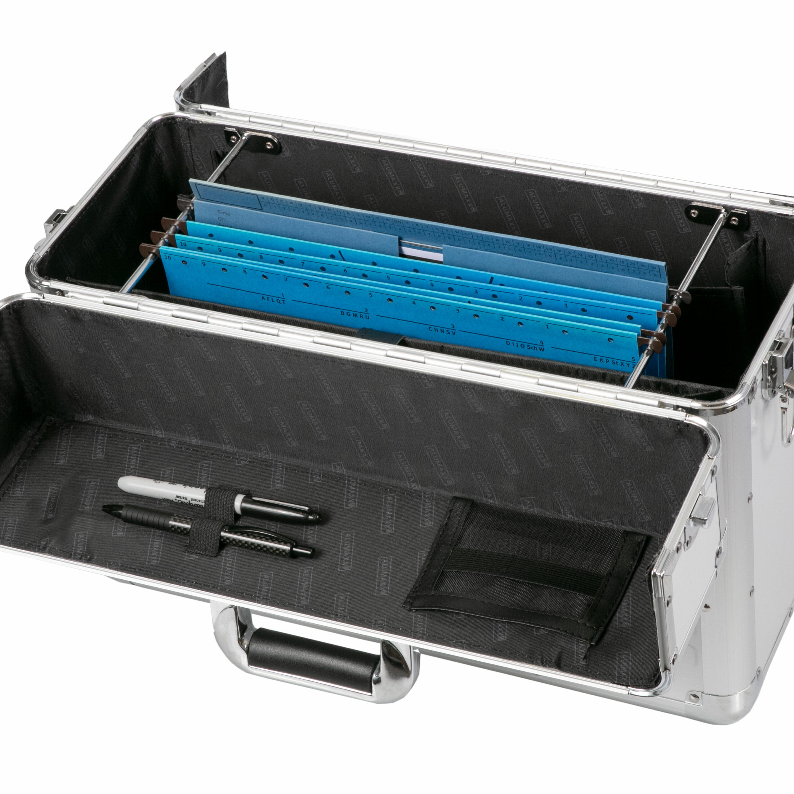 Alumaxx Betha 45119 Pilotenkoffer silber Aluminium 17 Zoll