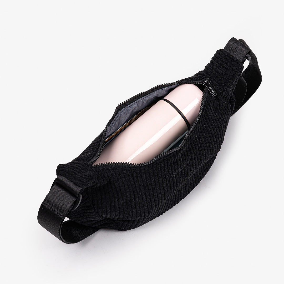 Paprcuts Valencia Roundbag Cord Just Black vegan