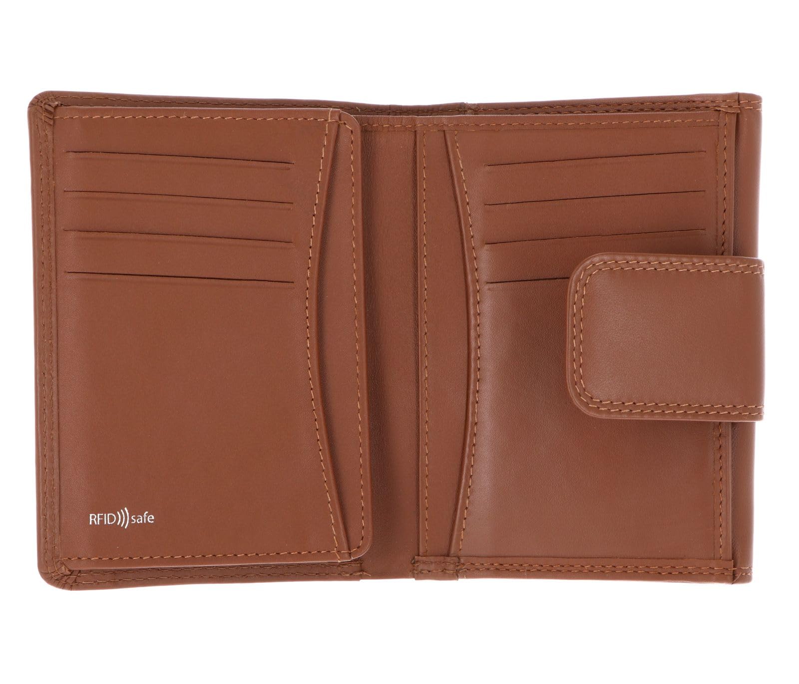 Golden Head Polo 2137 Geldbörse Cognac RFID Rindsleder