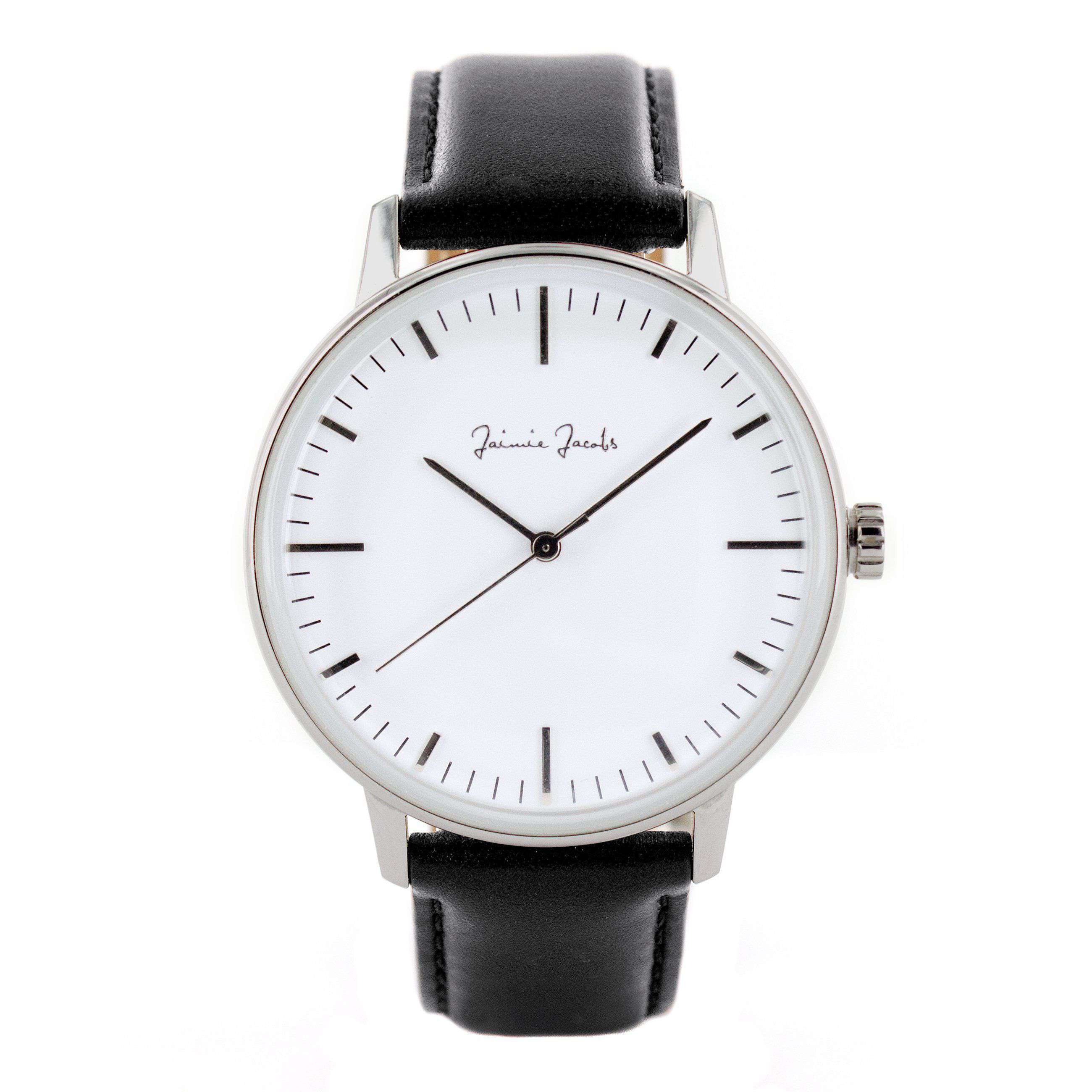 Jaimie Jacobs Watch Lehel Sunrise Uhr Silber 42mm Leder