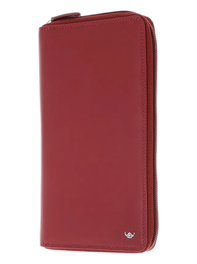 Golden Head Polo 4487 Reiseetui Rot RFID Leder