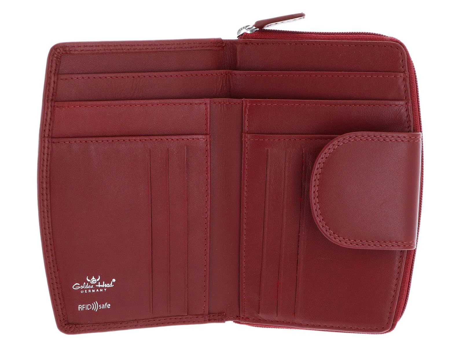 Golden Head Polo 3319 Geldbörse Rot RFID Rindleder