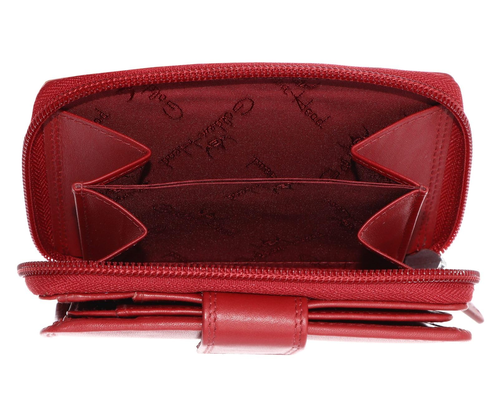 Golden Head Polo 1438 Geldbörse Rot mit Riegel RFID