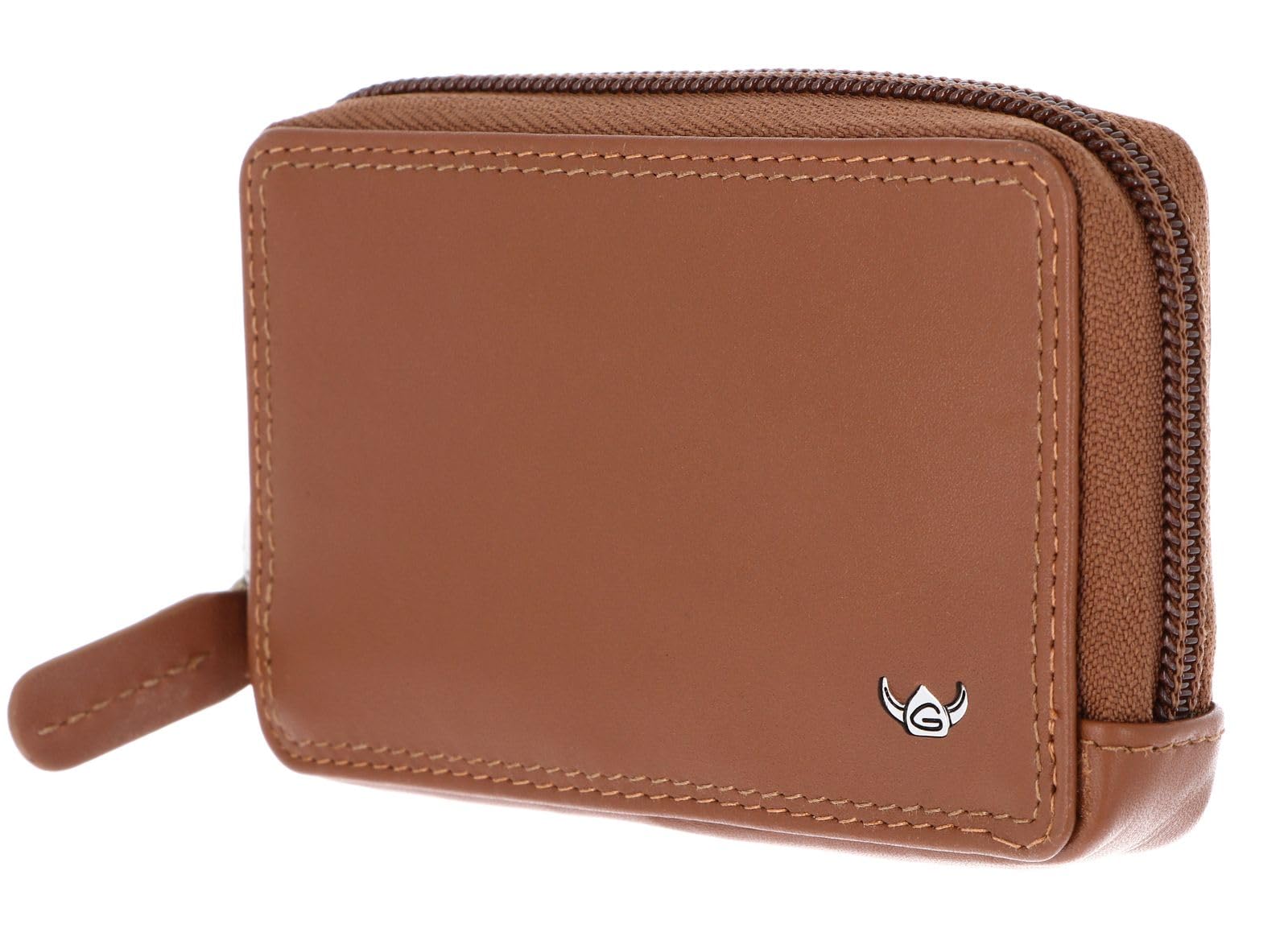 Golden Head Polo 5074 Schlüsseletui Rot Reissverschluss Leder