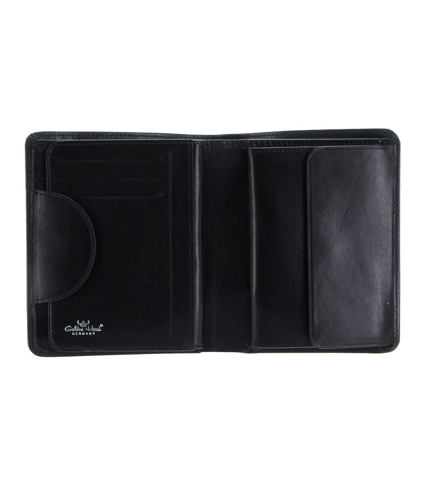 Golden Head Colorado Classic Kombischeintasche 12 cm Geldbörse schwarz Leder