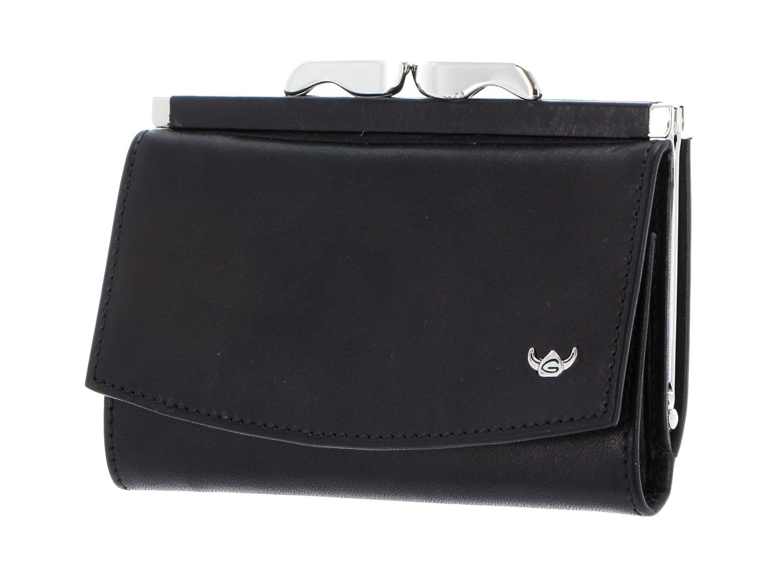 Golden Head Colorado Classic Bügelbörse 12 cm Schwarz Leder