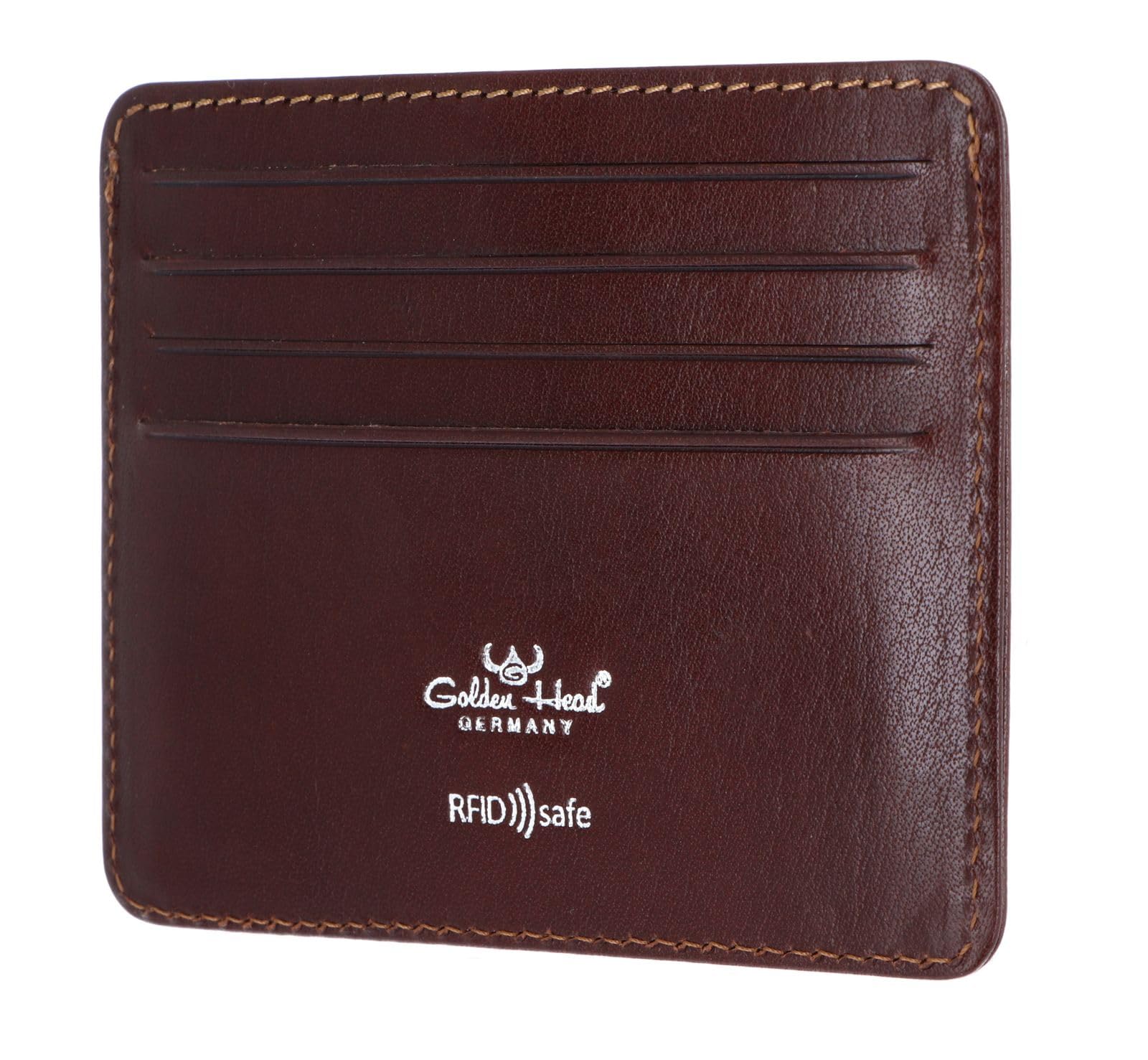 Golden Head Colorado 4440 Kartenetui Tabacco RFID Leder