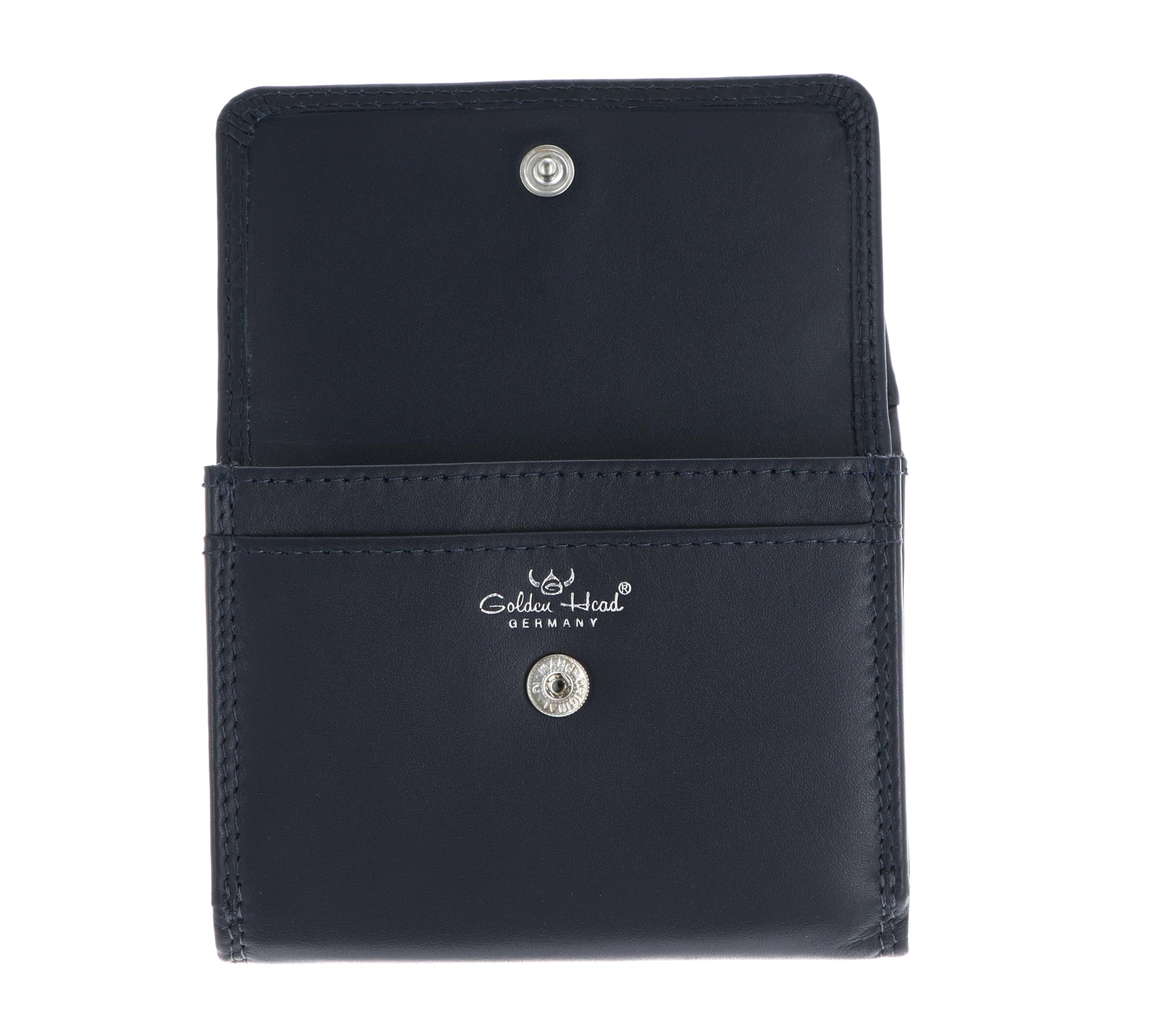 Golden Head Polo 1176 Geldbörse Marineblau RFID Rindleder