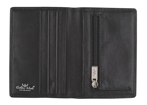 Golden Head Florenz Kartenetui Business Card Holder schwarz Leder