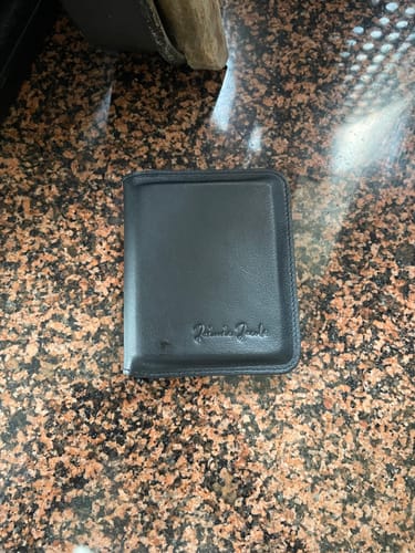 Jaimie Jacobs Magstar Geldbeutel Leder Schwarz Magnet RFID
