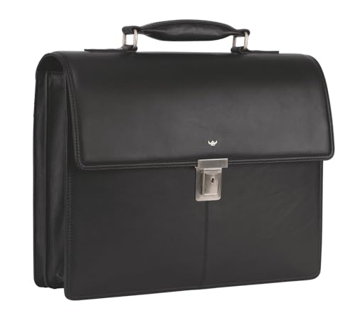 Golden Head Polo Business Bag Aktentasche schwarz Leder Laptop