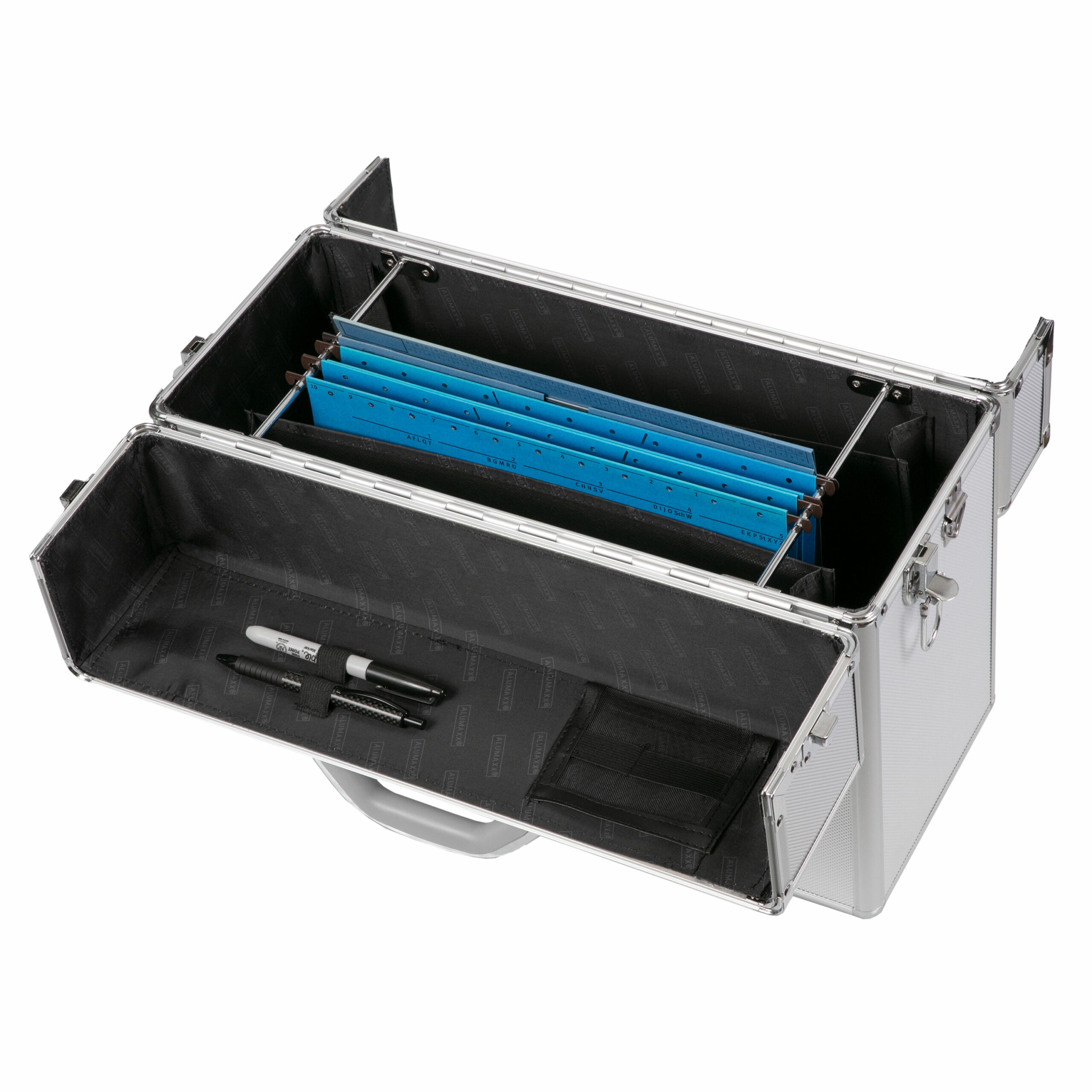 Alumaxx Alpha Pilotenkoffer Aluminium silber Zahlenschloss
