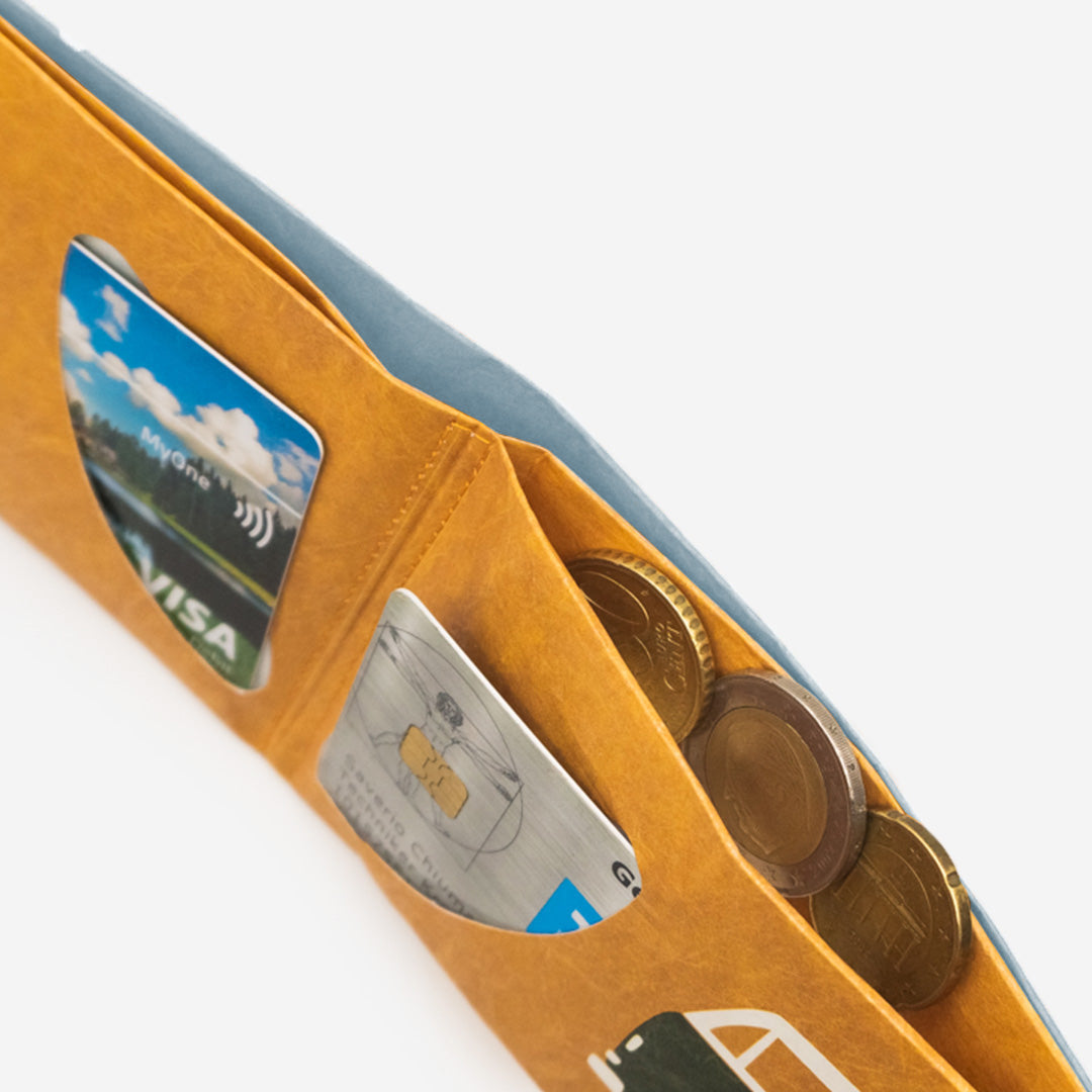 Paprcuts RFID Wallet Vanlife Portemonnaie Tyvek vegan