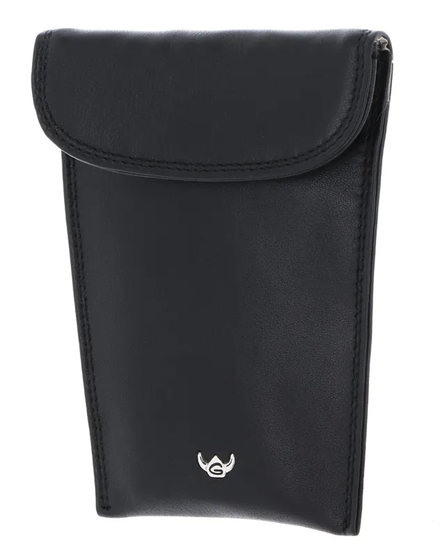 Golden Head Polo Key Case Schlüsselmäppchen Schwarz Leder