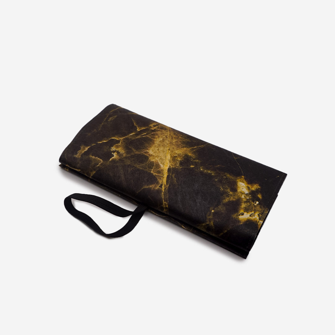 Paprcuts Tabakbeutel Black Marble Tabaktasche schwarz vegan