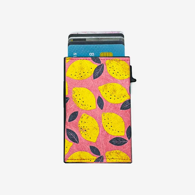 Paprcuts RFID Alu Pink Lemon Reisepasshülle rosa vegan