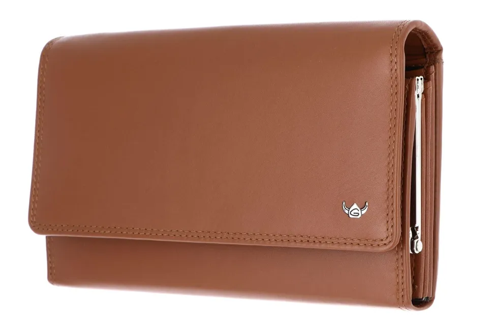 Golden Head Polo 2801 Bügelbörse Cognac RFID Leder