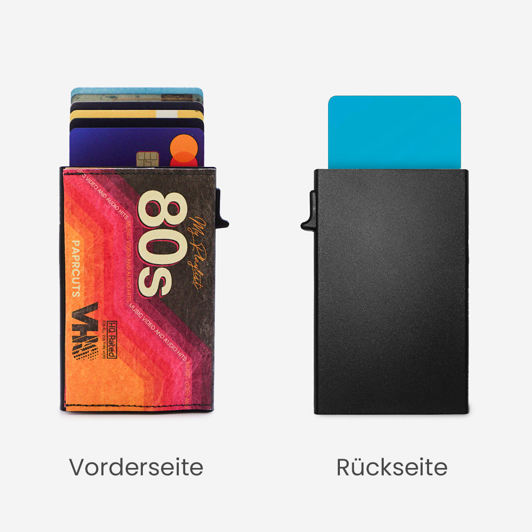 Paprcuts RFID Alu Kartenetui VHS Portemonnaie Retro RFID-Schutz