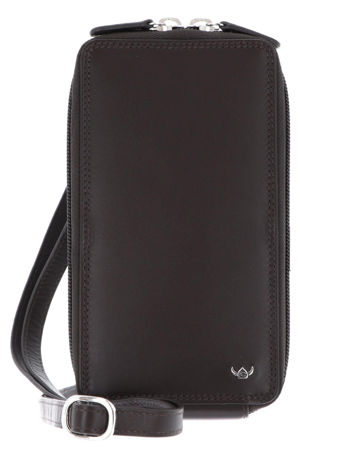 Golden Head Polo 4046 Handytasche Cognac Leder RFID Umhängeriemen