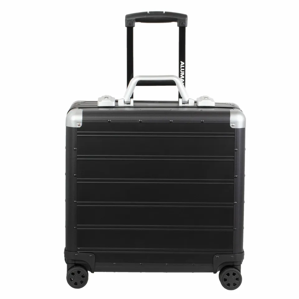 Alumaxx Gemini Business Trolley Aluminium Schwarz Matt TSA