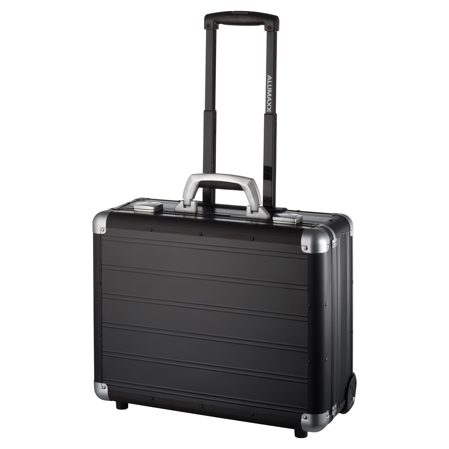 Alumaxx Galaxy Business Trolley Schwarz Matt Aluminium