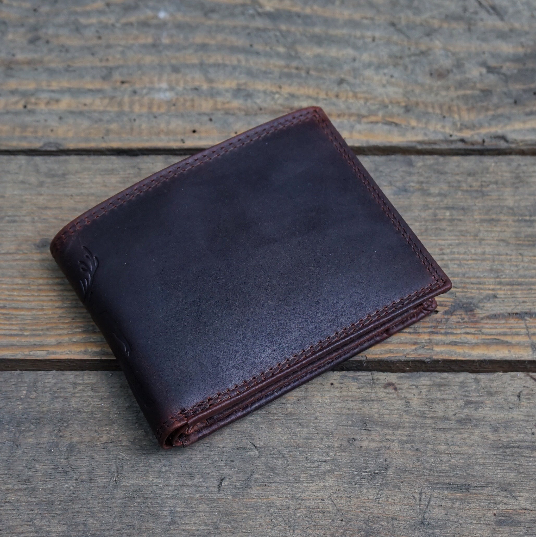 Jack Kinsky Monterey 103 Herrenbörse Cognac Rindleder