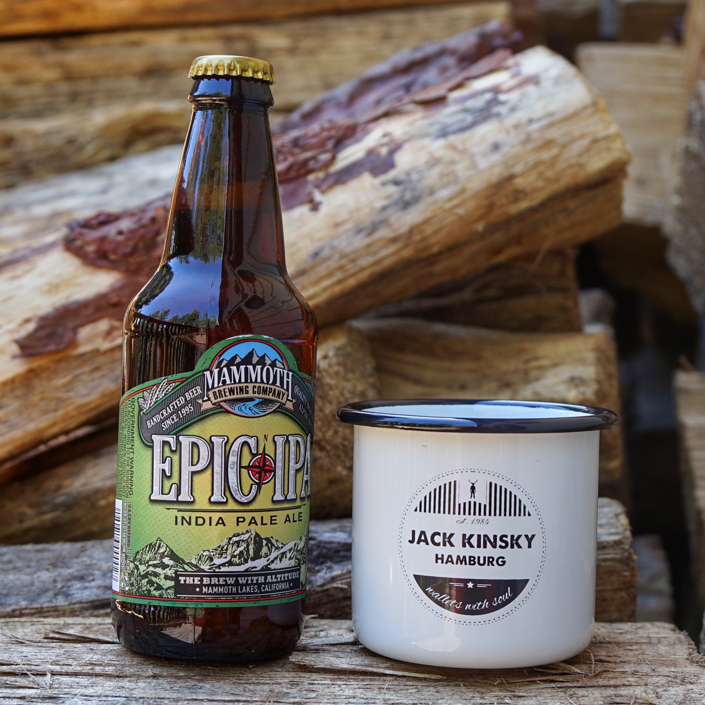 Jack Kinsky Becher Emaille Metallbecher Default Title