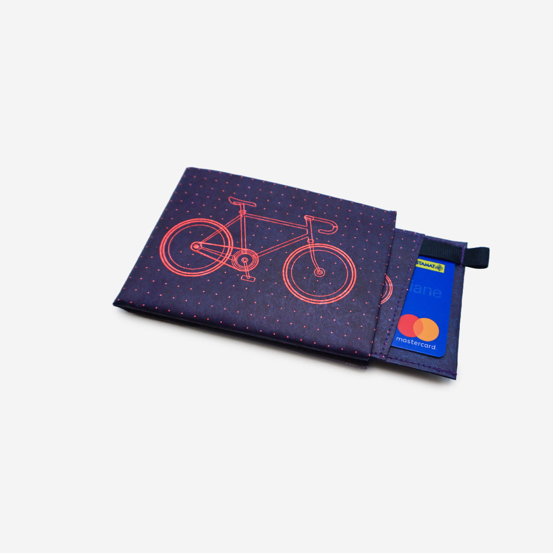 Paprcuts RFID PRO Bike Portemonnaie blau neon Tyvek RFID