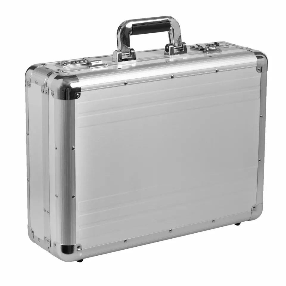 Alumaxx Taurus Attachékoffer Aluminium Silber 46 cm Zahlenschloss