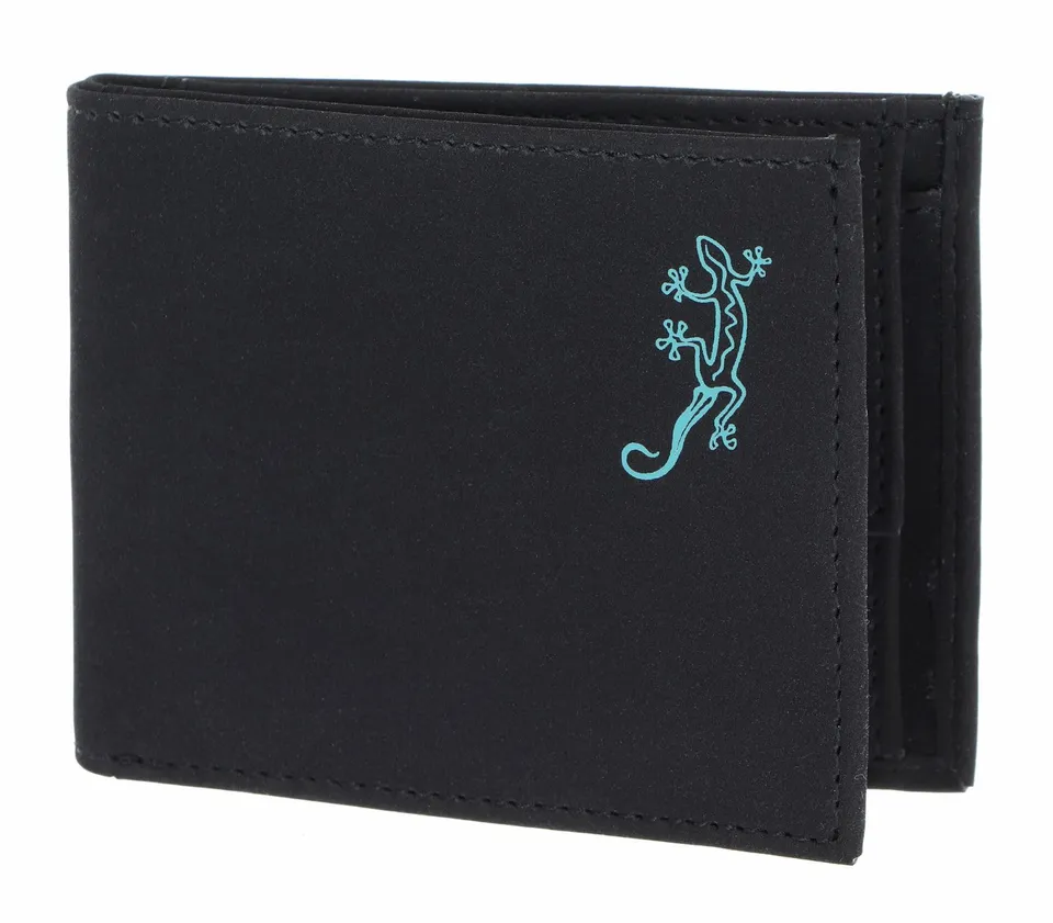 oxmox New Cryptan Pocketbörse Lizard Cyan Black 11 cm
