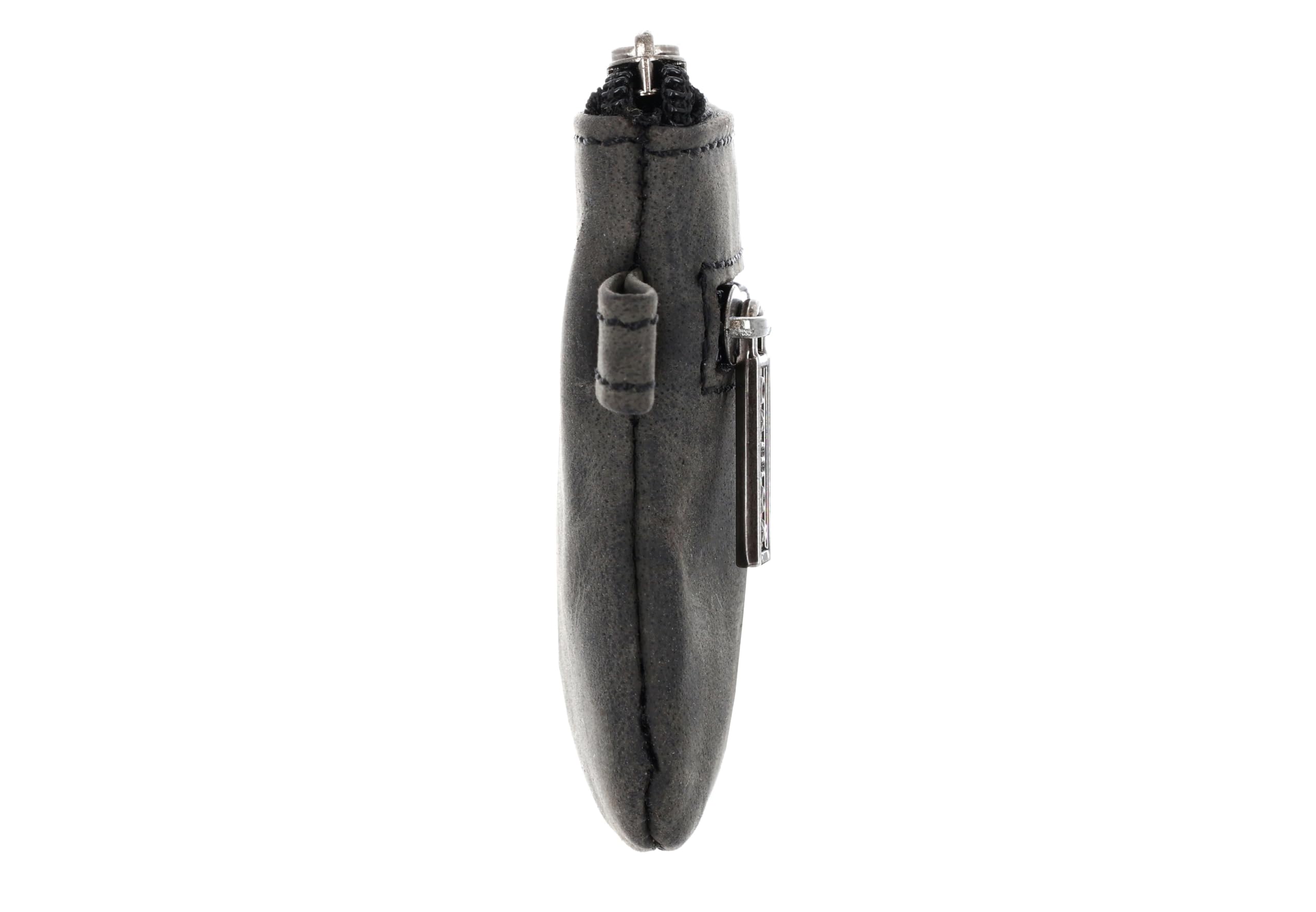 Oxmox Leather Footsteps 2.0 Schlüsselmäppchen Schwarz Vintage