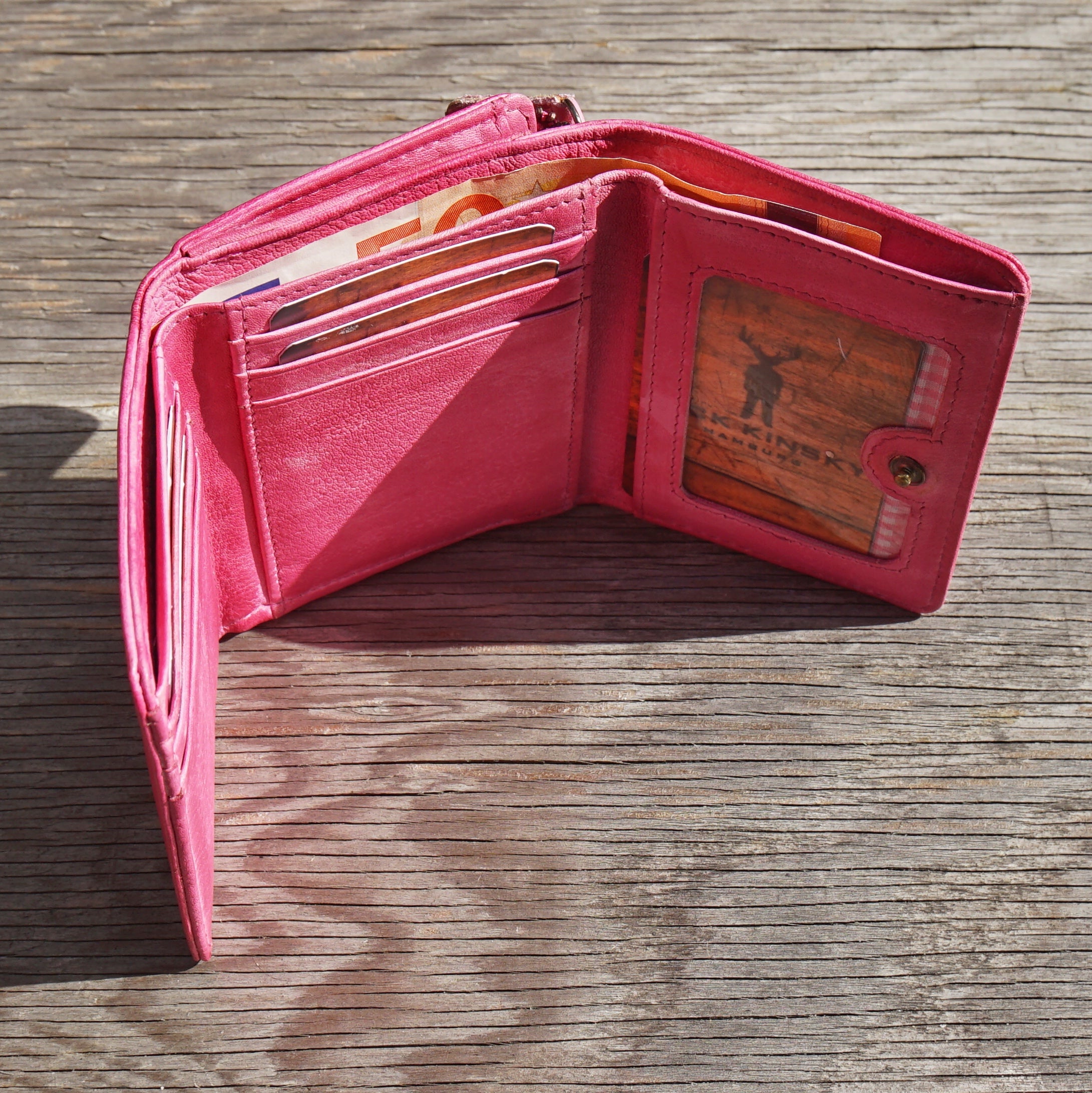 Jack Kinsky Nassau 510 Damenbörse Pink mit RFID